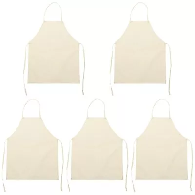 Buy  5 Pack Waterproof Baking Apron Pottery Mens Man And Women Sleeveless • 27.89£