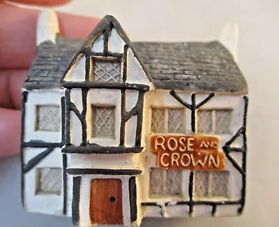 Buy Philip Laureston Babbacombe Pottery Miniature Pub Rose & Crown No 715 - Vintage • 6.50£