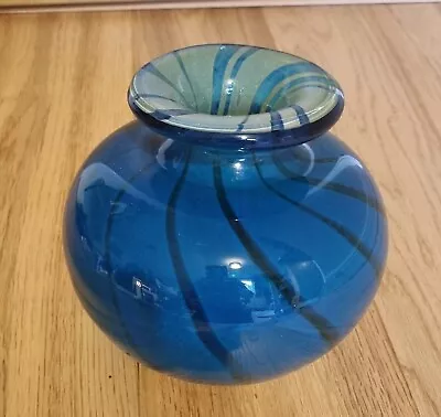 Buy Very Large Stunning Mdina Glass Vase 1980 Signed  • 35£