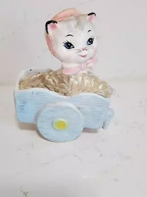 Buy Vintage BRADLEY EXCLUSIVES  Cat Ceramic Wagon  Japan • 18.66£