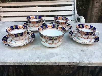 Buy Antique Imari Pattern Cups, Saucers & Sugar Bowl. St. Michael Bone China. VGAC. • 16£