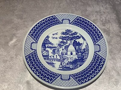 Buy Gladstone Pottery Museum 1986 Commemorative Blue & White Willow Plate • 10£