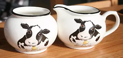 Buy Arthur Wood Back To Front Cow Sugar Bowl And Milk Jug. • 14£