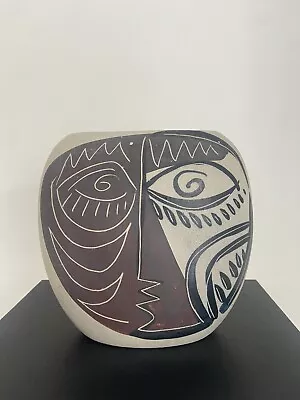 Buy MCM Alfonso Otero Regal Ceramic Vintage Cubist Picasso Style Vase Brutalist • 180£