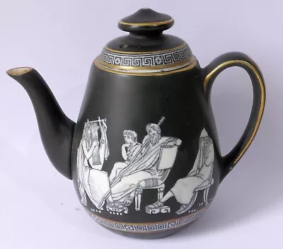 Buy F & R PRATT Pottery Greek Design Tea Pot Victorian Prattware Neo Classical • 19£