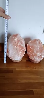 Buy 2 Large Pink Himalayan Rock Salt Ornaments Crystal Heavy  • 30£