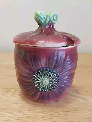 Buy Shorter And Sons Anemone Lidded Sugar Pot 1930's • 8.50£