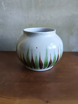 Buy Tregurnow Cornish Pottery- Vintage Studio - White Ceramics - Moon Jar Vase - • 9.95£