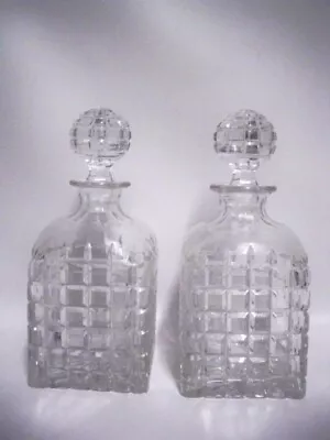 Buy Antique American Cut Glass Decanters Brilliant Period • 80£