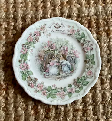 Buy Royal Doulton Brambly Hedge Ceramic Summer The Afternoon Tea Plate 6.5 Inches • 9.99£