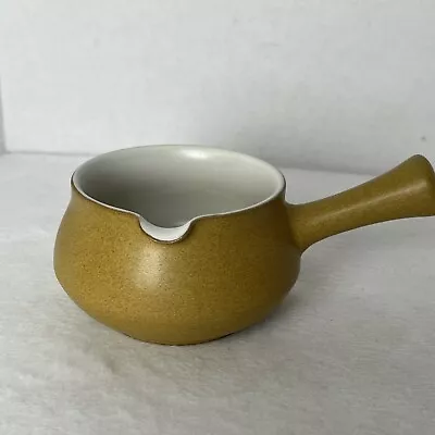 Buy DENBY Ode Sauce/Boat & Mustard Yellow Tone Collectable Retro Earthenware Pottery • 23.21£