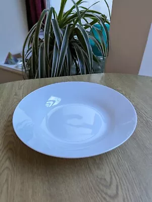 Buy Argon Tableware White Porcelain Pasta Bowls 23cm/9  Superb Condition  • 3£