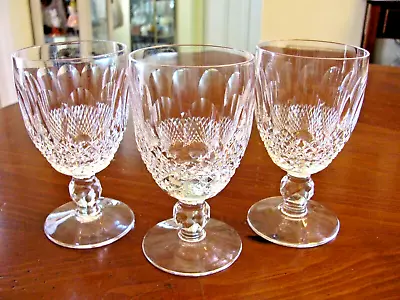 Buy Gorgeous 'waterford' Irish Crystal 3 Colleen Short Stem Wine Glasses Exc • 69.89£