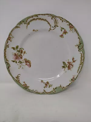 Buy ANTIQUE VICTORIAN DOULTON BURSLEM Rococo 10  FLORAL PLATE • 19.99£