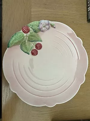 Buy Vintage Carlton Ware Rasberry Plate 1935-1961 Australian Design  Rose Pink Plate • 7.50£