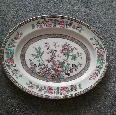 Buy Bridgwood Large Serving Platter Ye Olde Indian Tree 35x28 Cms • 18£