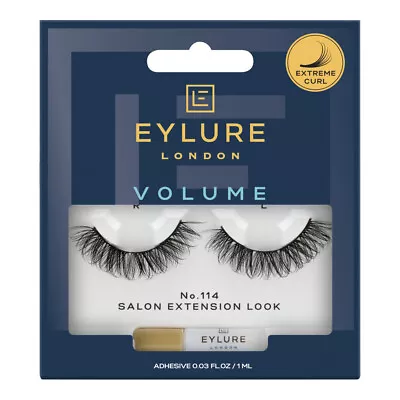 Buy Eylure Volume No. 114 Extreme Curl With Lash Glue - Faux Eyelashes • 5.89£