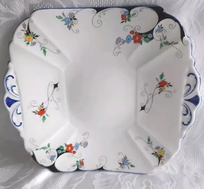 Buy Shelley  Bread  & Butter/Cake Plate.  Flowers  Pattern Number 11630. Queen Anne. • 35£