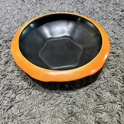 Buy Vintage Crown Ducal Ware Orange Hexagon Bowl • 7.99£