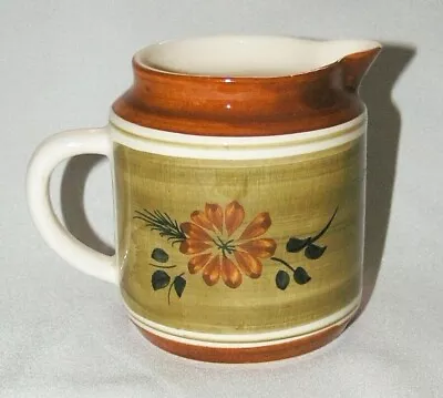 Buy Vintage Babbacome Pottery Jug Devon 1 Pint (0.5 Litre) Floral Hand-painted • 3.99£