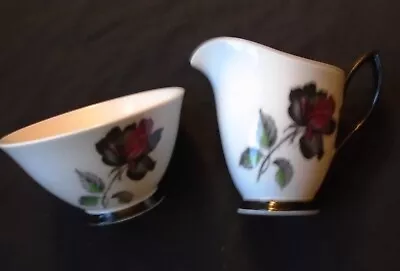 Buy Royal Albert Masquerade Small Floral Milk Jug & Sugar Bowl 1950s Vintage Vgc • 24.99£