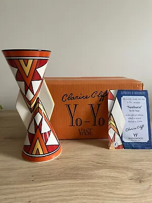 Buy Clarice Cliff Bizarre  Sunburst  Yo-yo Vase Stunning • 320£