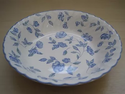 Buy Vintage BHS Bristol Blue Pattern 9 Inch Open Serving Bowl • 10£