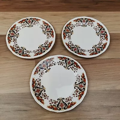 Buy 3 X Vintage Colclough Royale Pattern 8525 Bone China Side Plates 6.5” • 10.99£