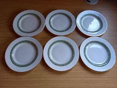 Buy 6 X Vintage Royal Doulton Rondelay  H5004 Fine Bone China Bread/ Side Plates • 20£