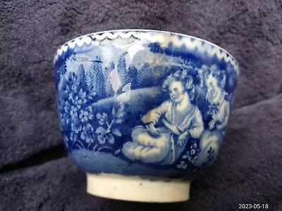 Buy Antique Davenport Transferware  C18th C19th Porcelain Pottery Tea Bowl Cup • 13£