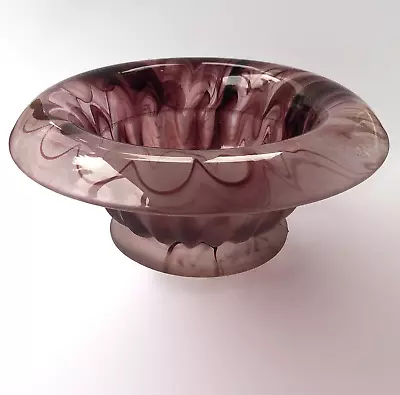 Buy Vintage Davidson Purple Cloud Glass Bowl Pattern No. 1910DB Art Deco 1930s • 20£