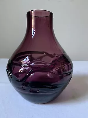 Buy Whitefriars Random Strapping Vase #9803 Geoffrey Baxter Aubergine • 145£