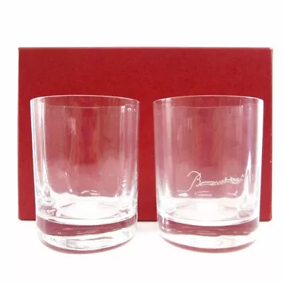 Buy Baccarat Capri Rocks Glass Pair Set Of 2 Crystal Clear Tableware With Box Sg • 151.34£
