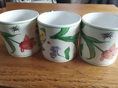 Buy Wedgewood Tulip & Bumble Bee Mugs X3 Bone China Vintage 1999 • 8.99£