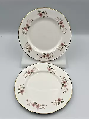 Buy 2 X Duchess Fine Bone China Glen 316 Tea / Side Plates 16.5cm In Diameter VGC • 7.49£