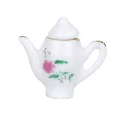 Buy 8 PCS/Set Floral Tea Set Kids DIY Crafts Playset Porcelain Miniature Tea Set • 9.58£