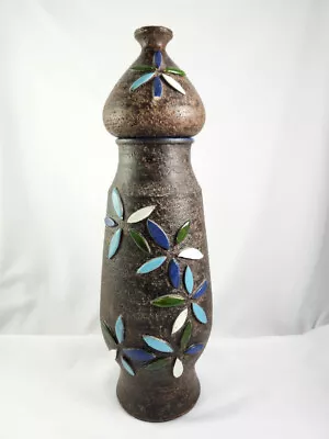 Buy Bitossi Italian Art Pottery Lidded Vase Aldo Londi Italy Rosenthal Netter AS IS • 139.79£