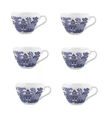 Buy Churchill China Blue Willow Mugs Plates Sugar Tray Gravy Boat Creamer Jug Dinner • 44.99£