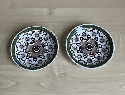 Buy Pair Of Vintage Alfred Meakin Harmony Design Saucers | Retro & Lovely • 6.99£