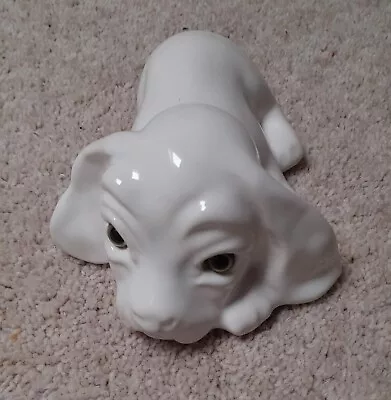 Buy Vintage Pot Model Lying Down Dog- The Collectables, Canadiana Pottery • 15£