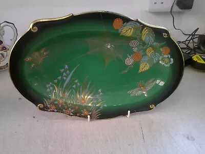 Buy Carlton Ware Vert Royale Tray 30 X 20Cm Spiders Web • 25£