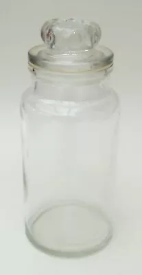 Buy Vintage Clear Glass Apothecary Style Airtight Sweet Storage Jar 18cm High • 11.99£
