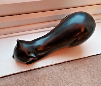 Buy M & S Black Cat Ornament Large Resin Has A Few Marks See Photos • 15.30£