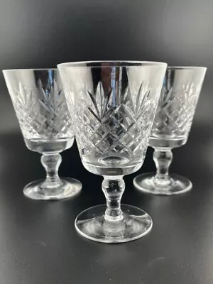 Buy Royal Doulton Crystal Wine Glasses X 3 • 19.95£