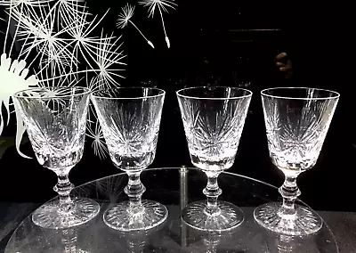 Buy 4 X Edinburgh Crystal “Star Of Edinburgh” Collection Sherry Glasses - Signed! • 38£
