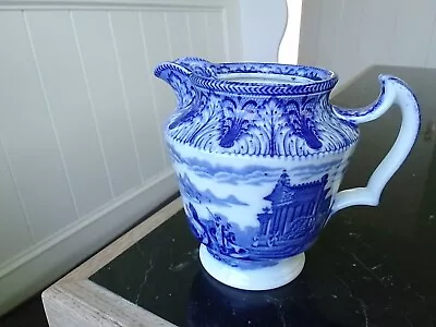 Buy Vintage 5 Inch Cauldon England Blue & White Jug. • 4.99£