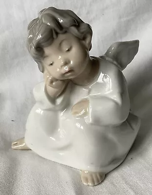 Buy Cute Lladro  Angel Thinking  Ornament. G.C! • 4£