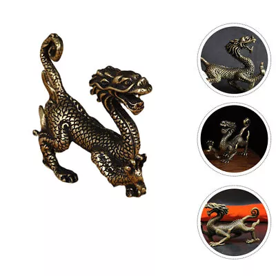 Buy  Dragon Adornment Brass Ornament Home Decoration Model Animal • 11.99£