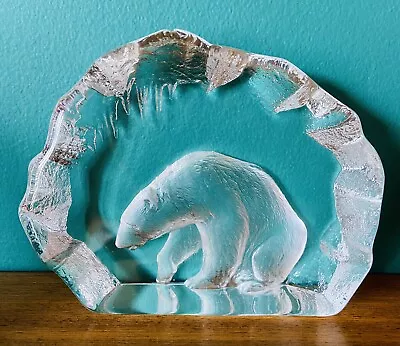 Buy Mats Jonasson Swedish Crystal Polar Bear/iceberg • 0.99£