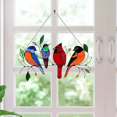 Buy Stained Glass Panel Modern Stained Glass Window Hangings • 9.08£